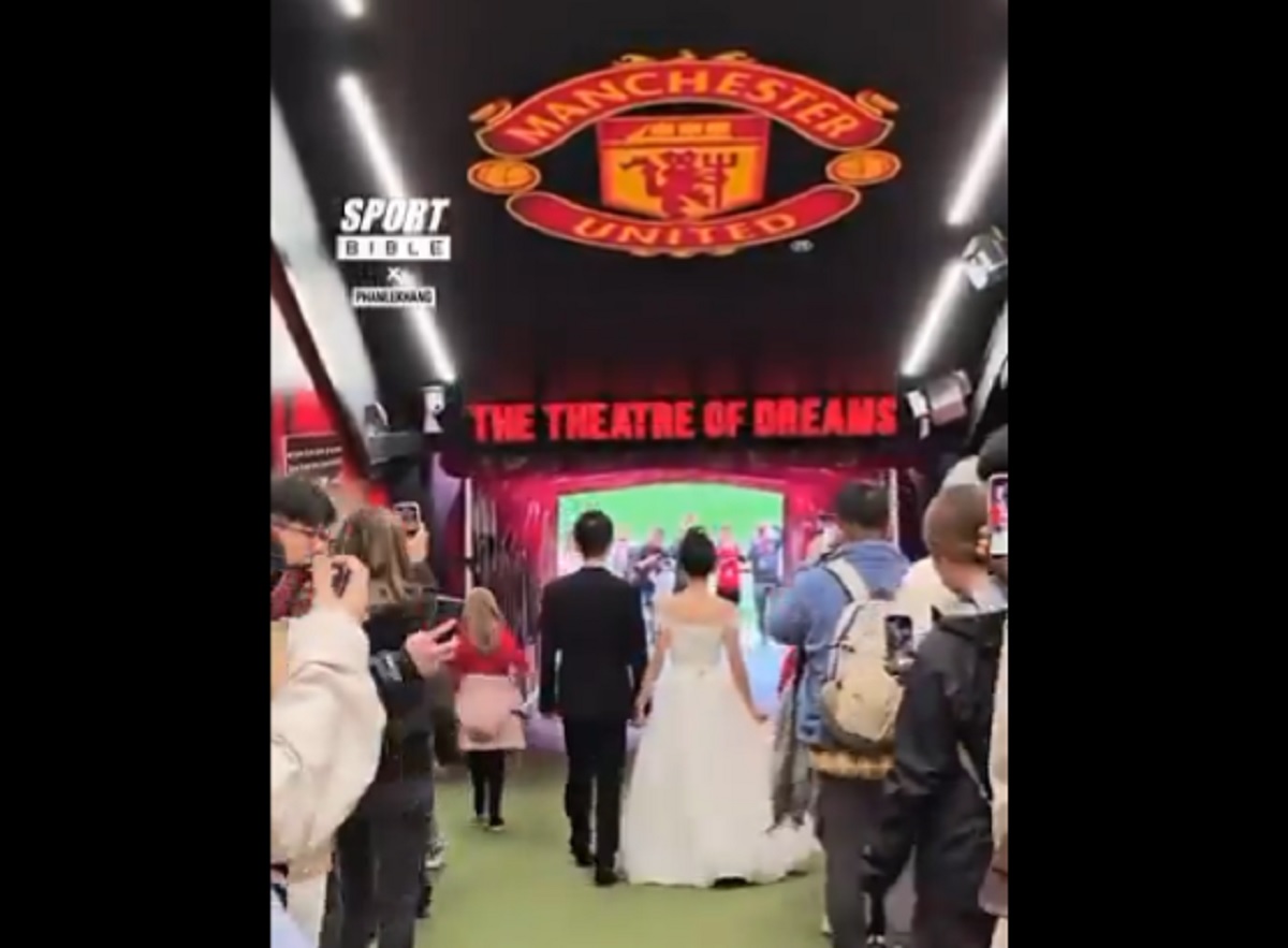 Zaskakujące obrazki na Old Trafford. Tego się nie spodziewaliście [WIDEO]