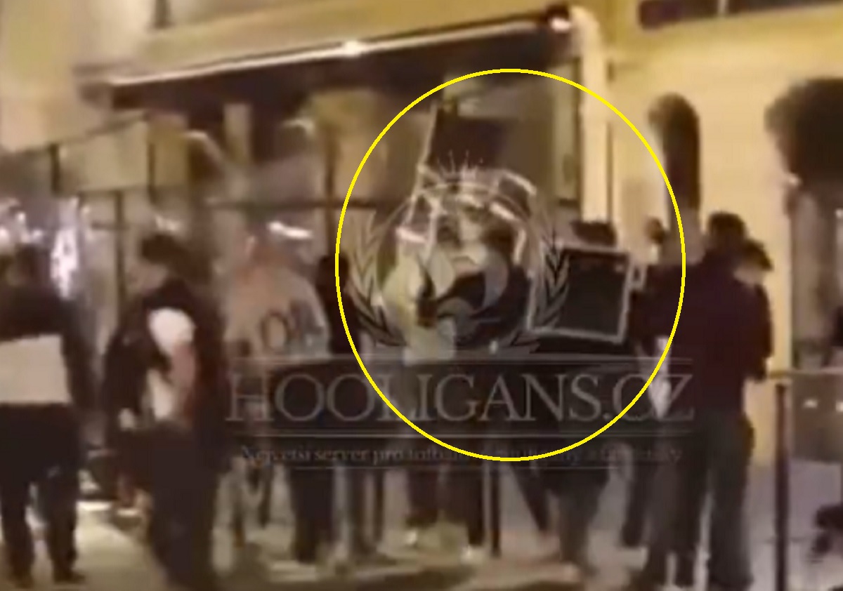 Zadyma przed meczem Ligi Europy. Kibice zaczęli rzucać krzesłami [WIDEO]