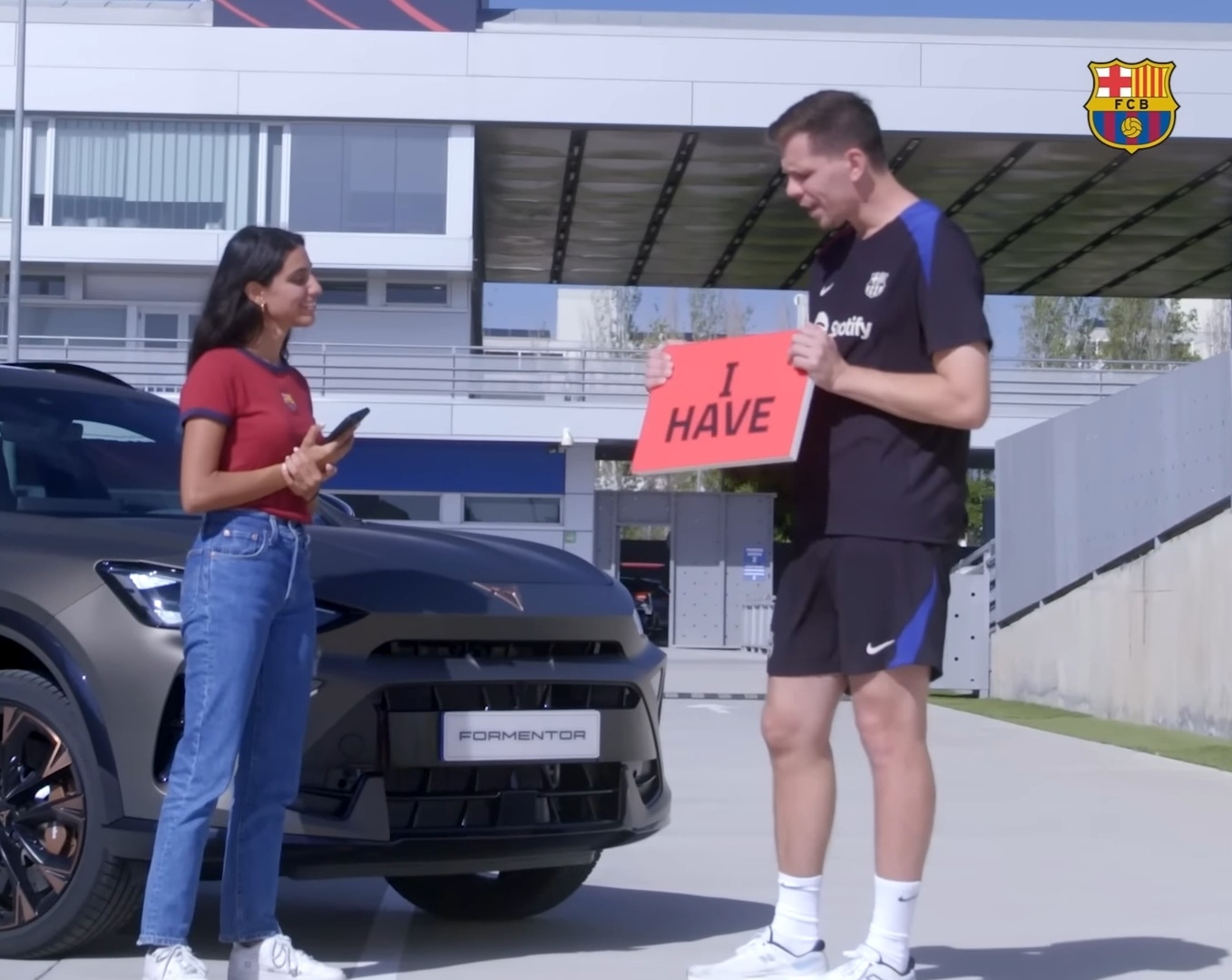 Hit! Szczęsny zażartował, dlaczego przyszedł do Barcelony [WIDEO]