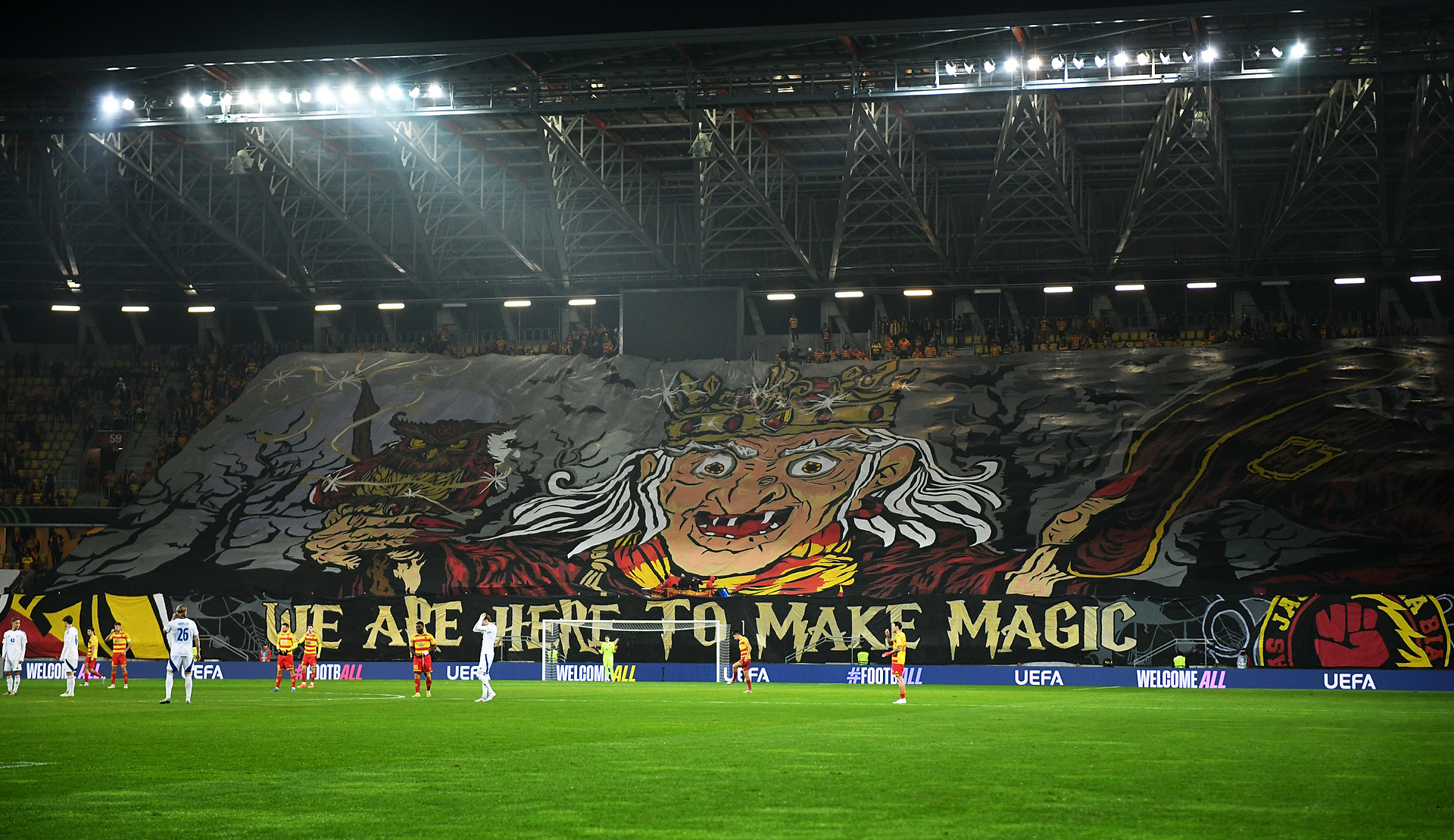 Jagiellonia ukarana przez UEFA. Musi zapłacić za kibiców