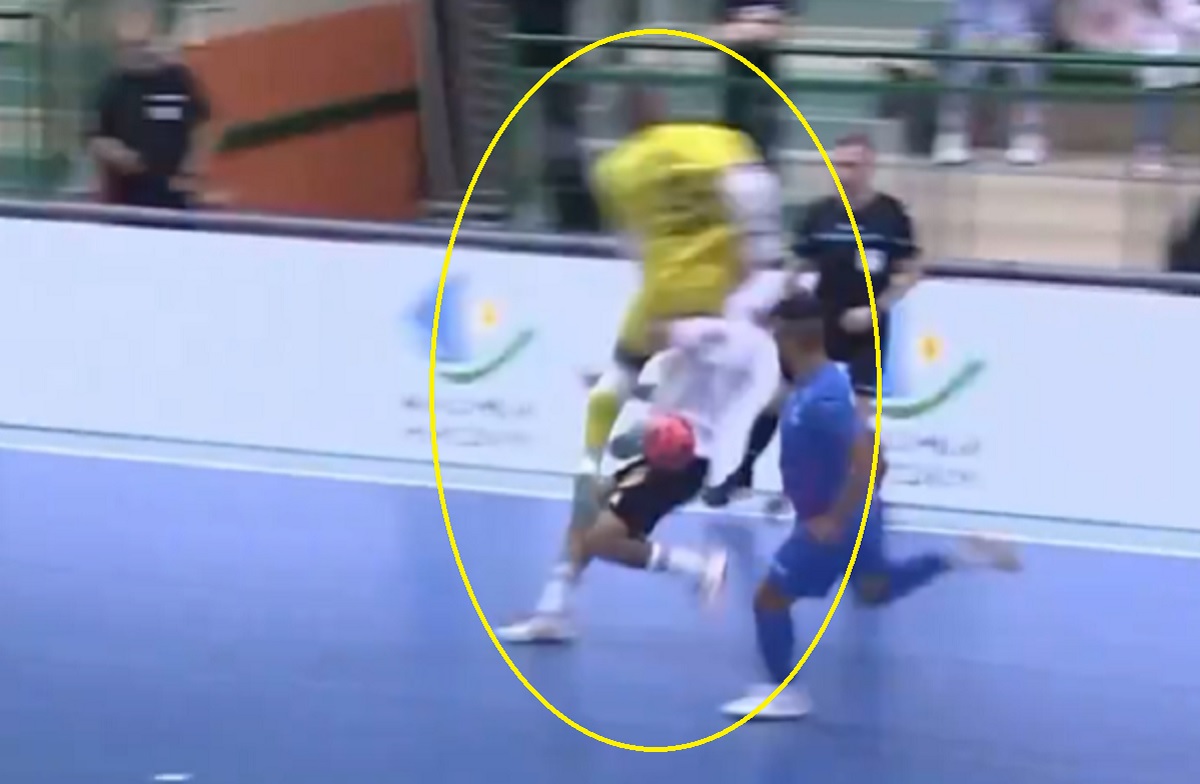 Bandycki faul w Futsal Ekstraklasie. "Oby ten rzeźnik więcej nie zagrał" [WIDEO]