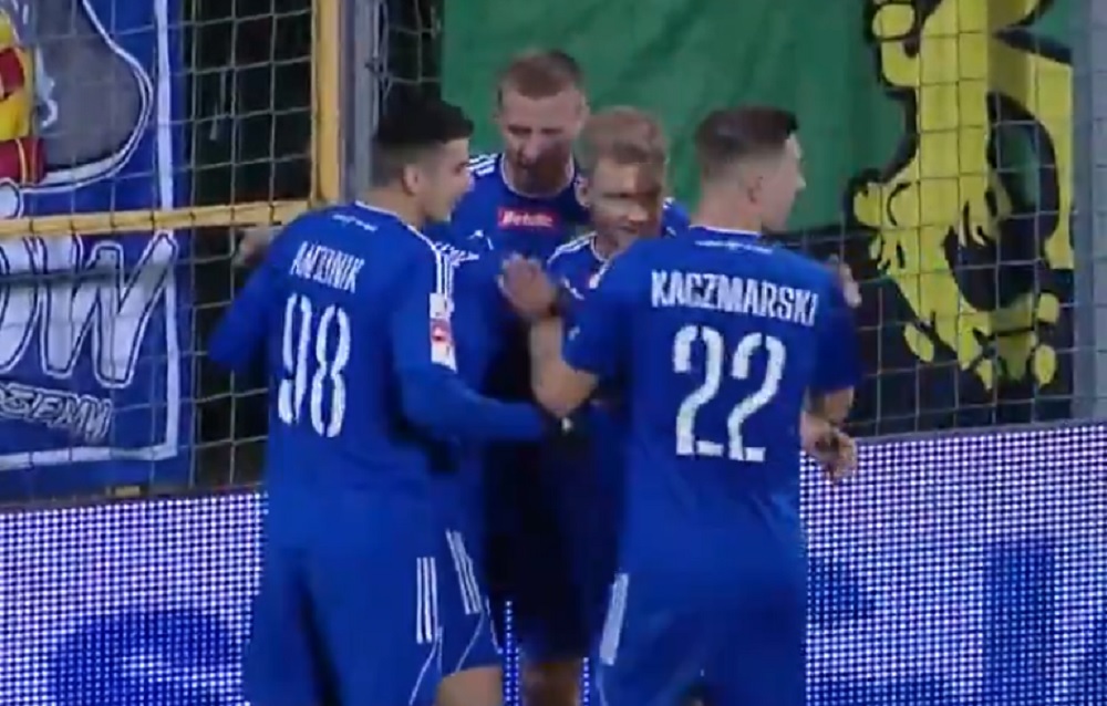 Wymiana ciosów w hicie Betclic 1 Ligi! Cztery gole w starciu rywali do awansu [WIDEO]