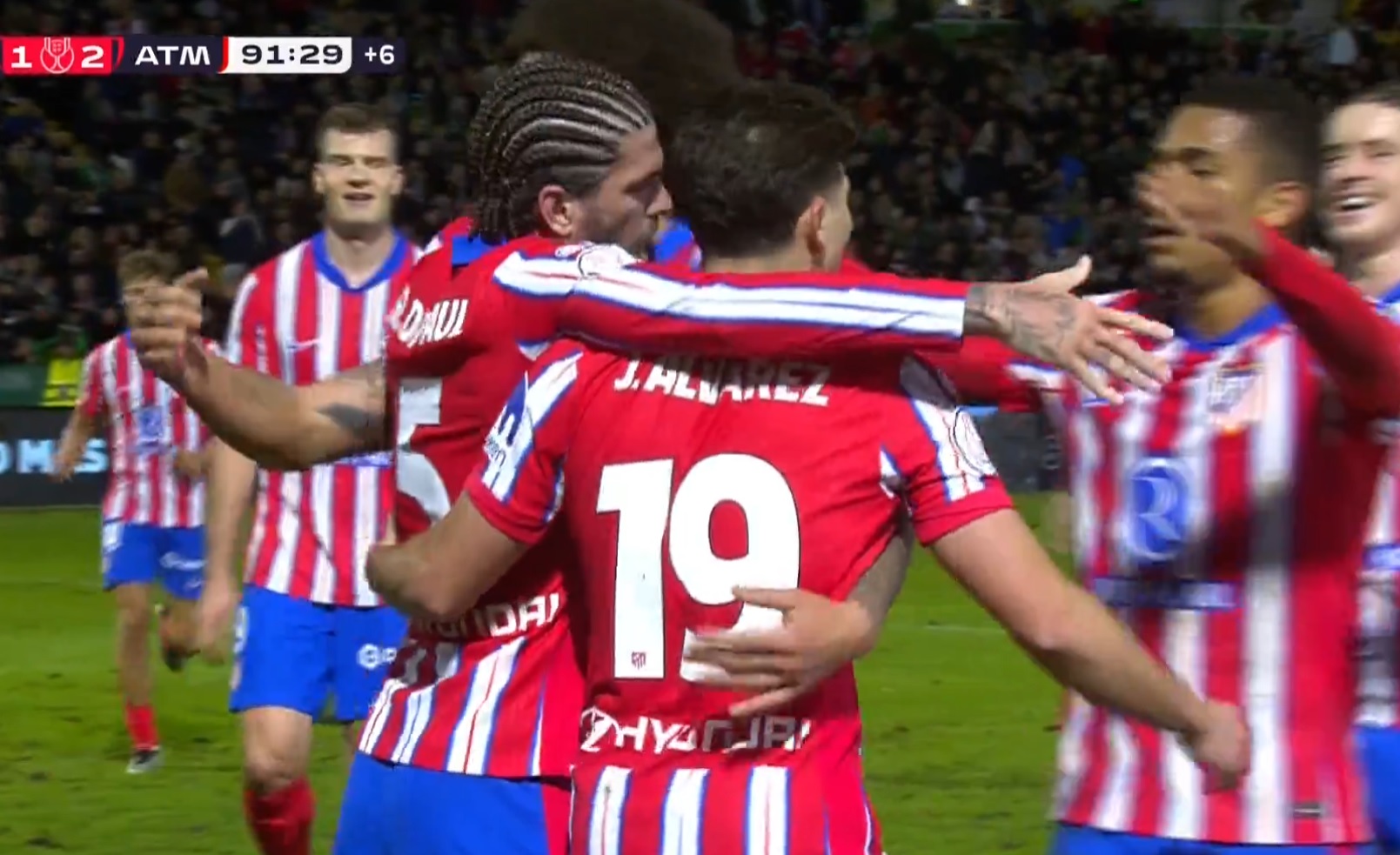 Atletico siłowało się z czwartoligowcem. Męczarnie ukróciła dopiero kartka [WIDEO]