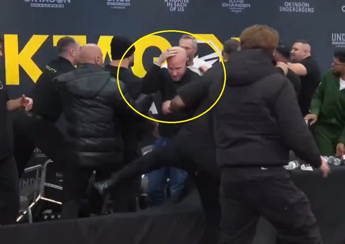 Awantura przed galą czołowej federacji. Na głowie włodarza pojawiła się krew [WIDEO]