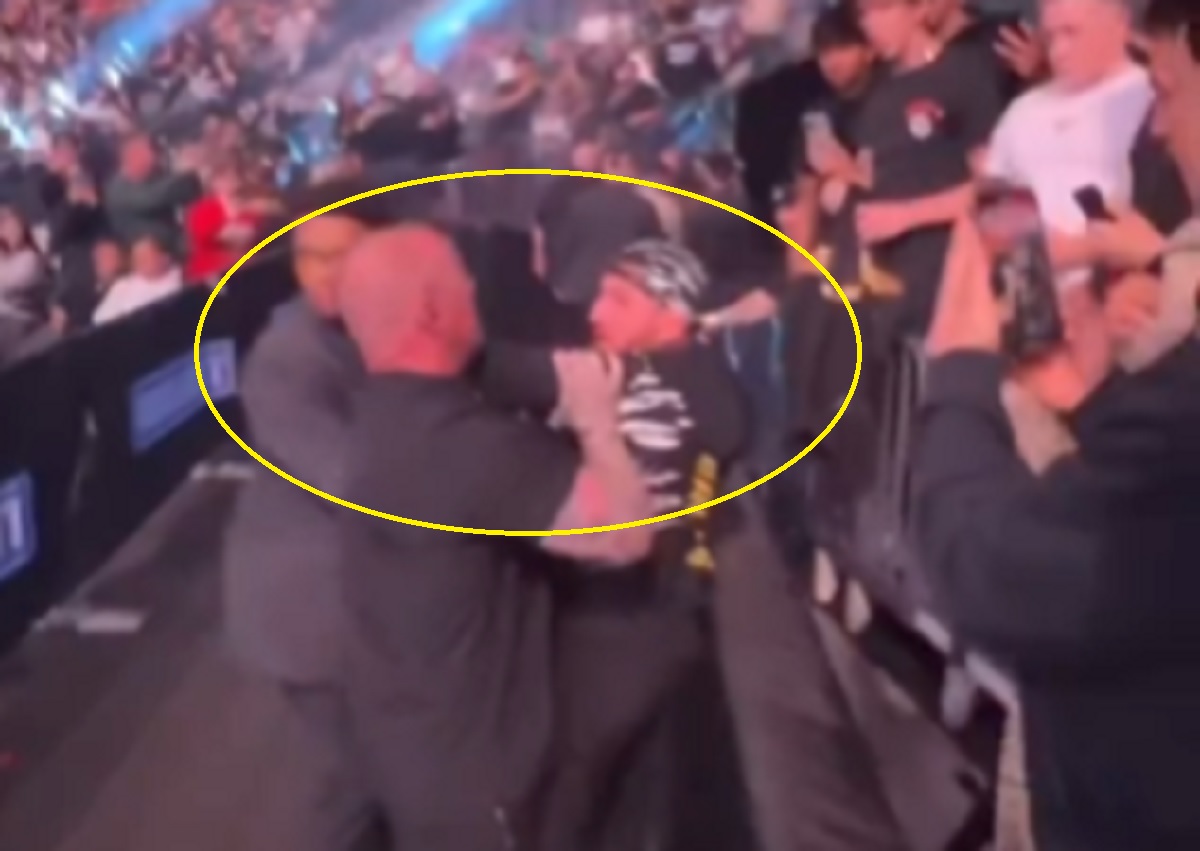 Mistrz UFC nie wytrzymał. Ruszył na kibica podczas gali [WIDEO]