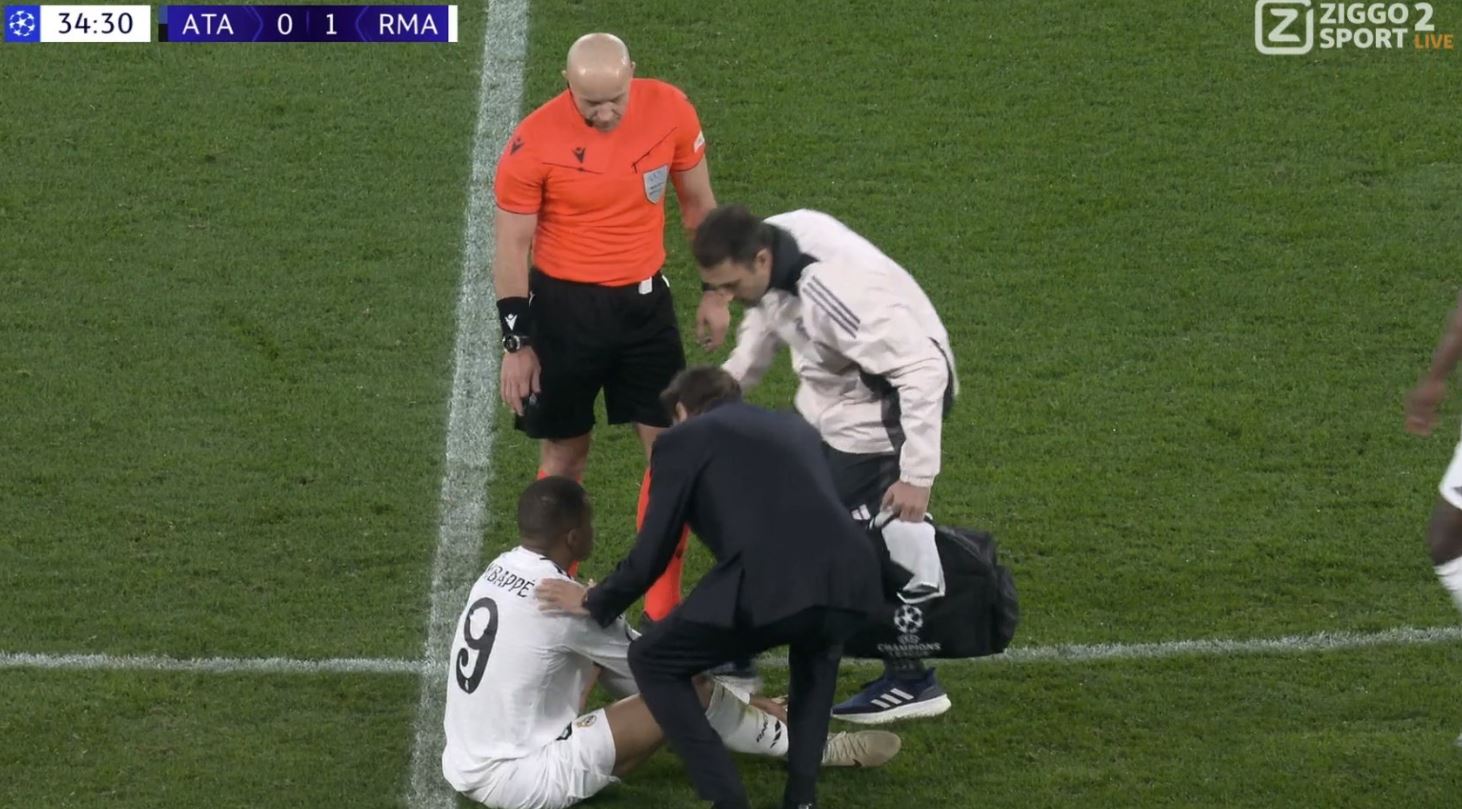 Koszmar Realu trwa! Mbappe kontuzjowany, nie dokończył meczu w LM [WIDEO]