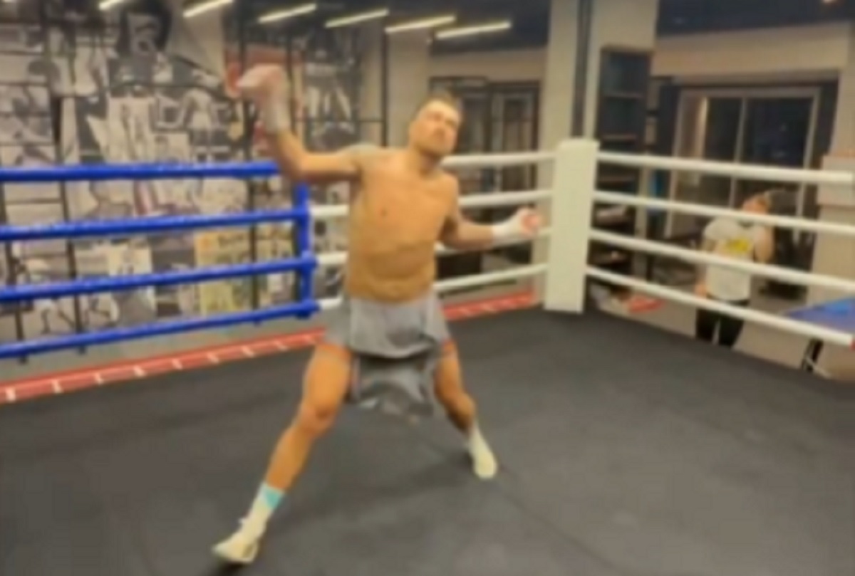 Fury rozczarował formą, tak prezentuje się Usyk. "Przygotowania" trwają w najlepsze [WIDEO]