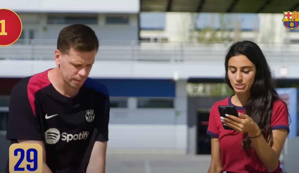 Szczęsny wziął udział w wyzwaniu. Pędził niczym burza [WIDEO]