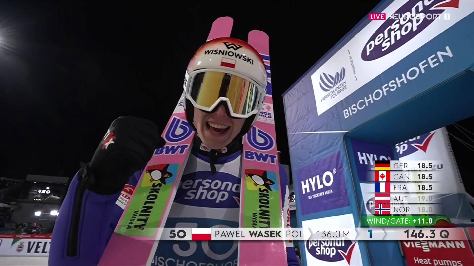 Życiowa forma Wąska! Otarł się o podium w kwalifikacjach do TCS! [WIDEO]