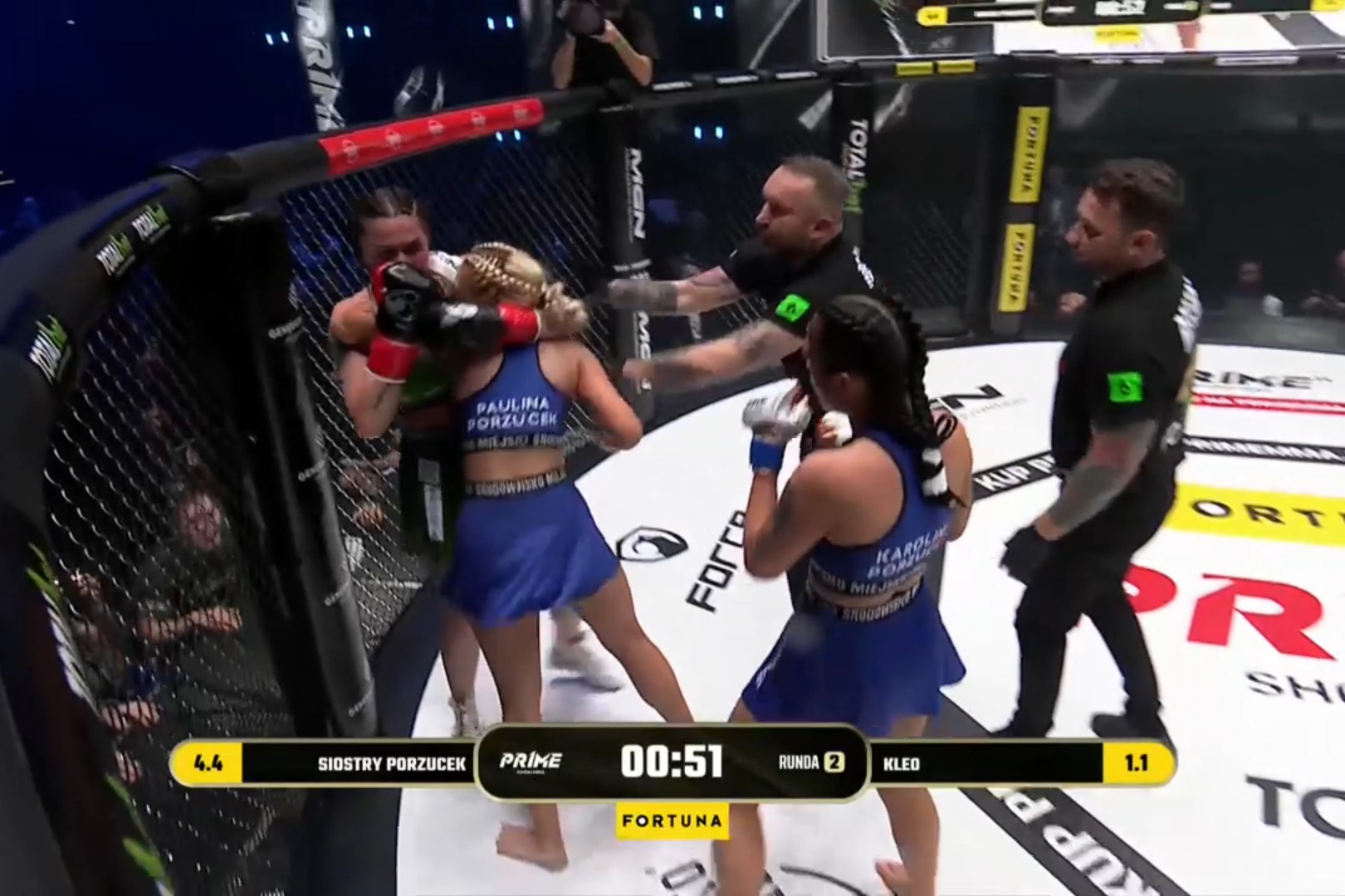 Była mistrzyni świata zwycięska w Prime MMA! Pokonała dwie rywalki [WIDEO]