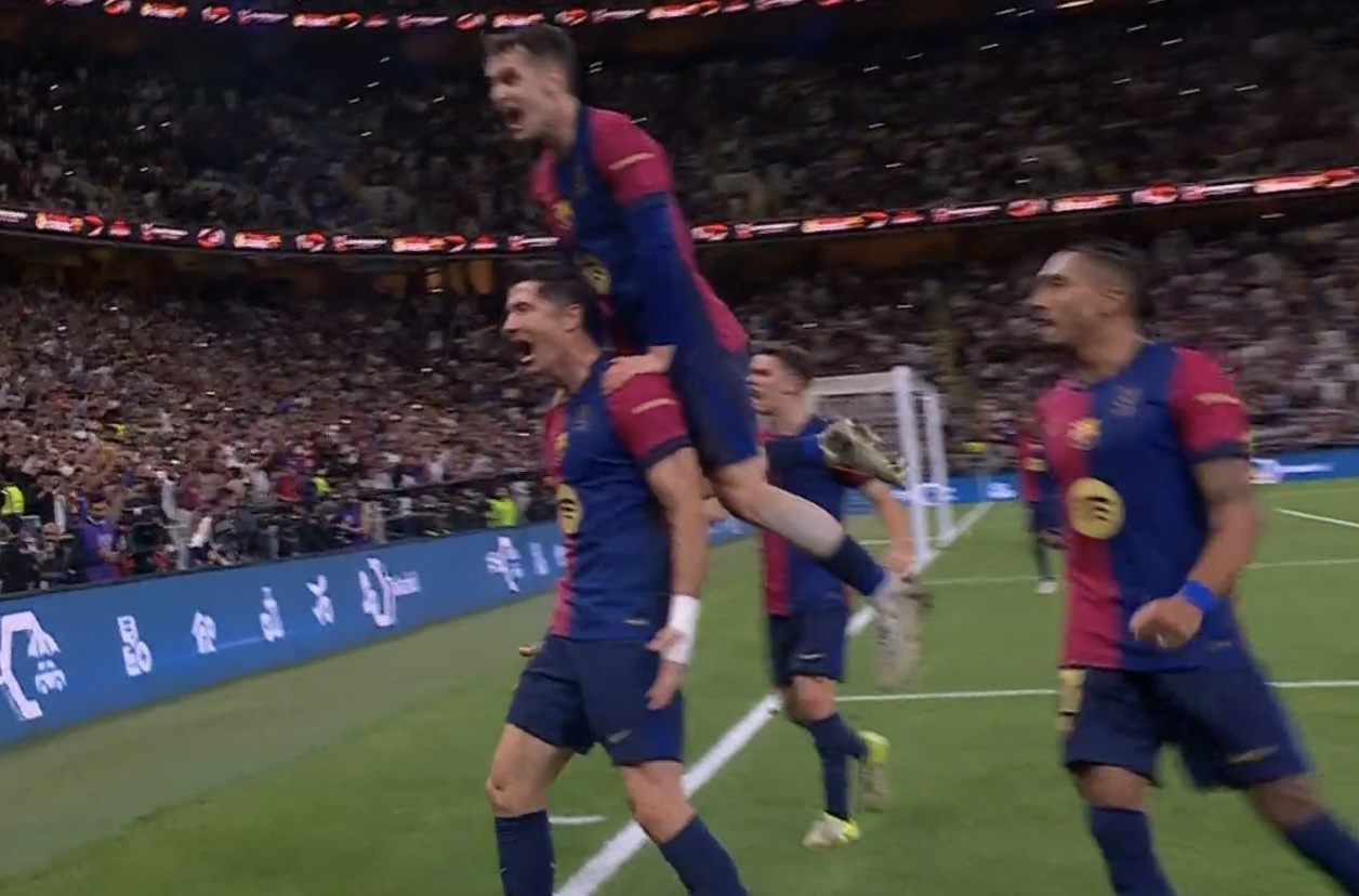 Lewandowski trafił w El Clasico! Courtois bez szans [WIDEO]