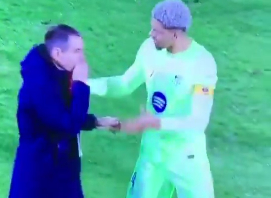 Cyrk po spotkaniu Barcelony. Araujo nie mógł tego zrozumieć [WIDEO]
