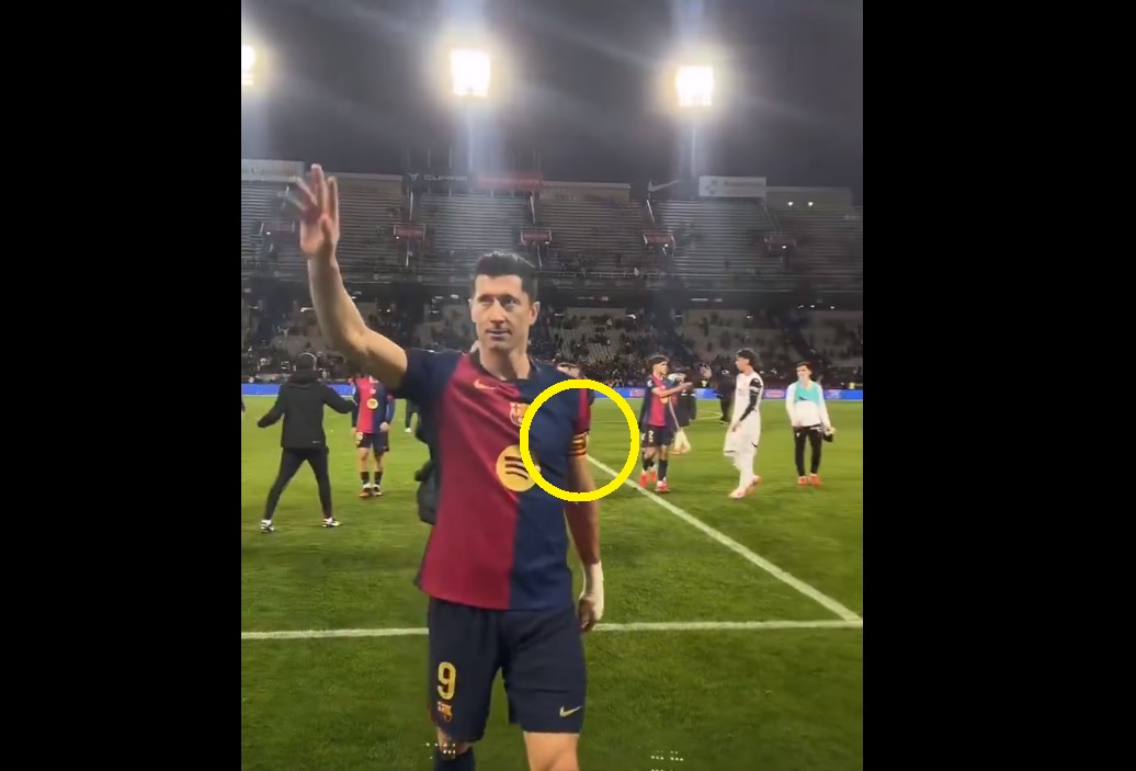 Lewandowski kapitanem Barcelony. Wyjątkowa chwila w karierze Polaka [WIDEO]