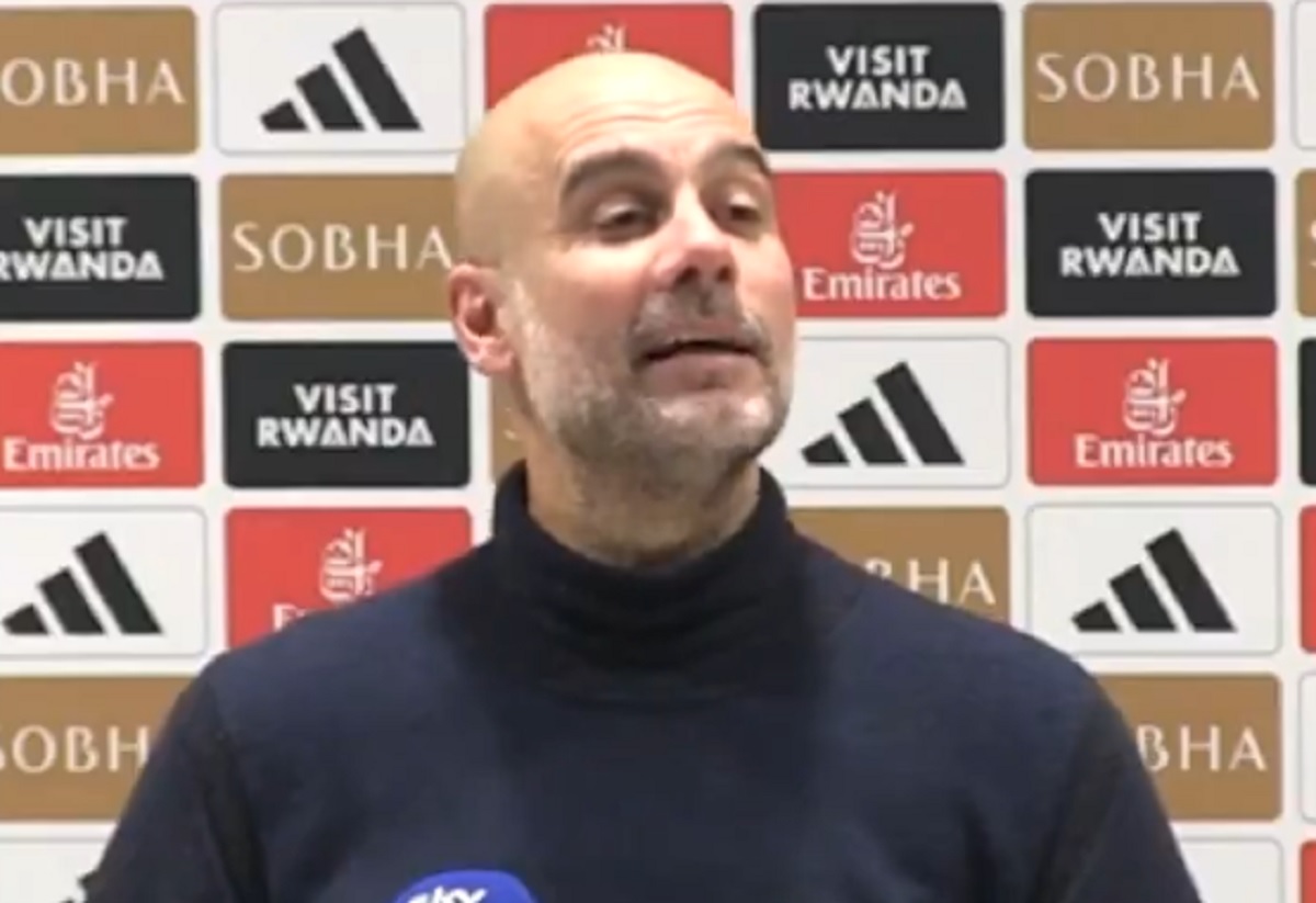 Guardiola rozbroił na konferencji. Tak skomentował cieszynkę gracza Arsenalu [WIDEO]