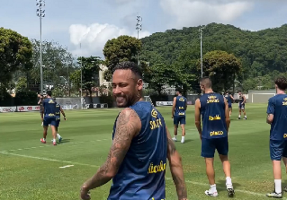 Neymar poczarował na treningu Santosu. "Łatwo" [WIDEO]