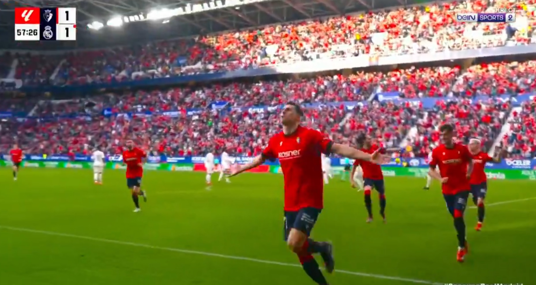 Real znów stracił punkty! Szalony mecz z Osasuną, mnóstwo sędziowskich kontrowersji! [WIDEO]