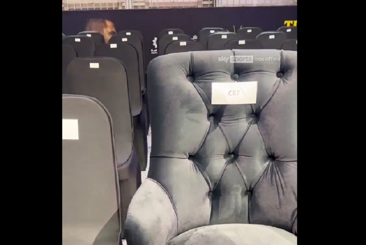 Specjalne miejsce dla Ronaldo. Wiadomo, czemu stało puste [WIDEO]