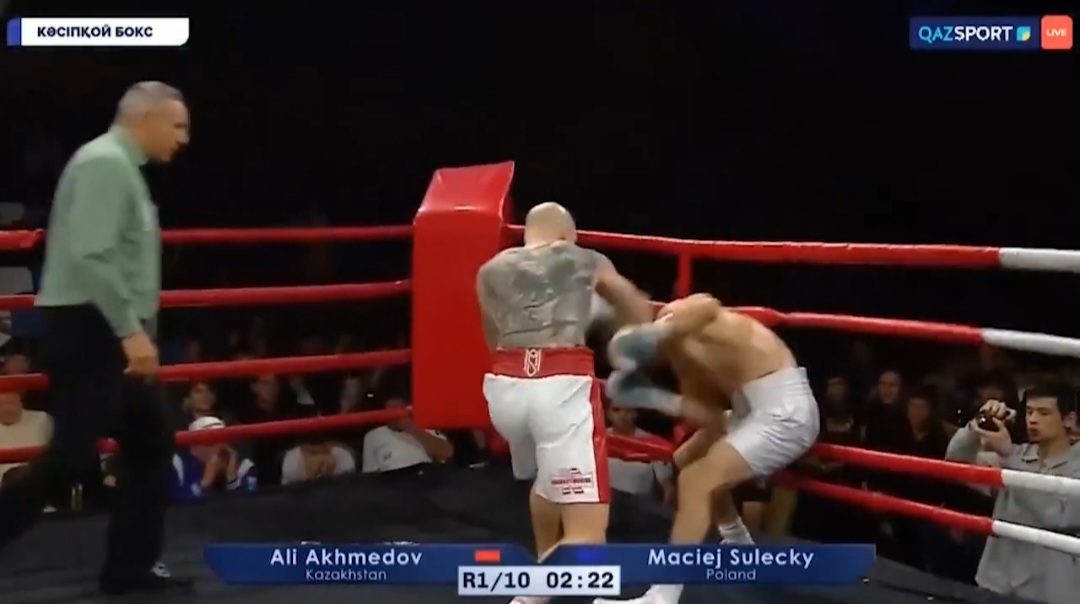 Wielki triumf polskiego boksera. Znokautował rywala i zdobył pas [WIDEO]