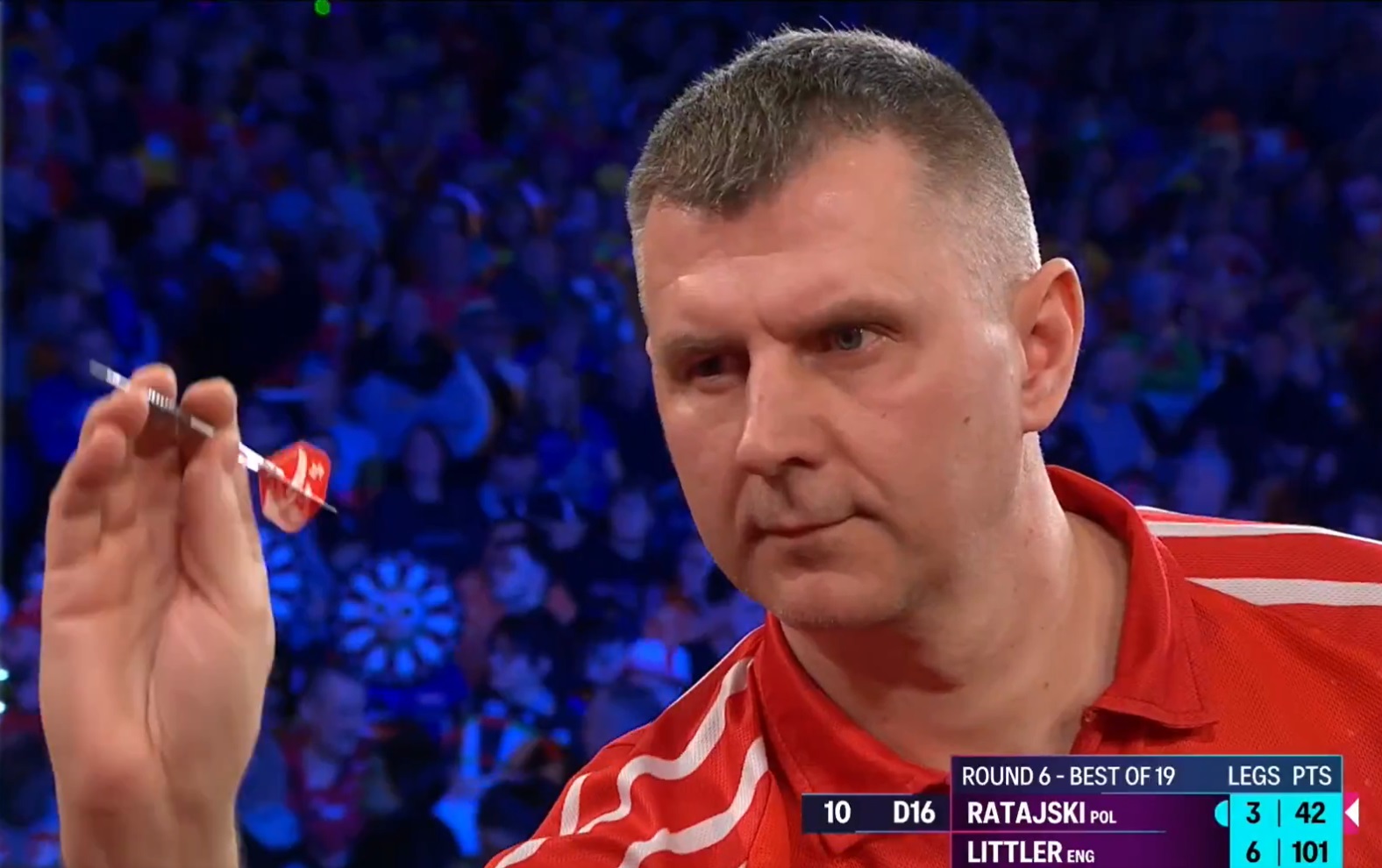 Ratajski postawił się mistrzowi świata. Wyrównany mecz