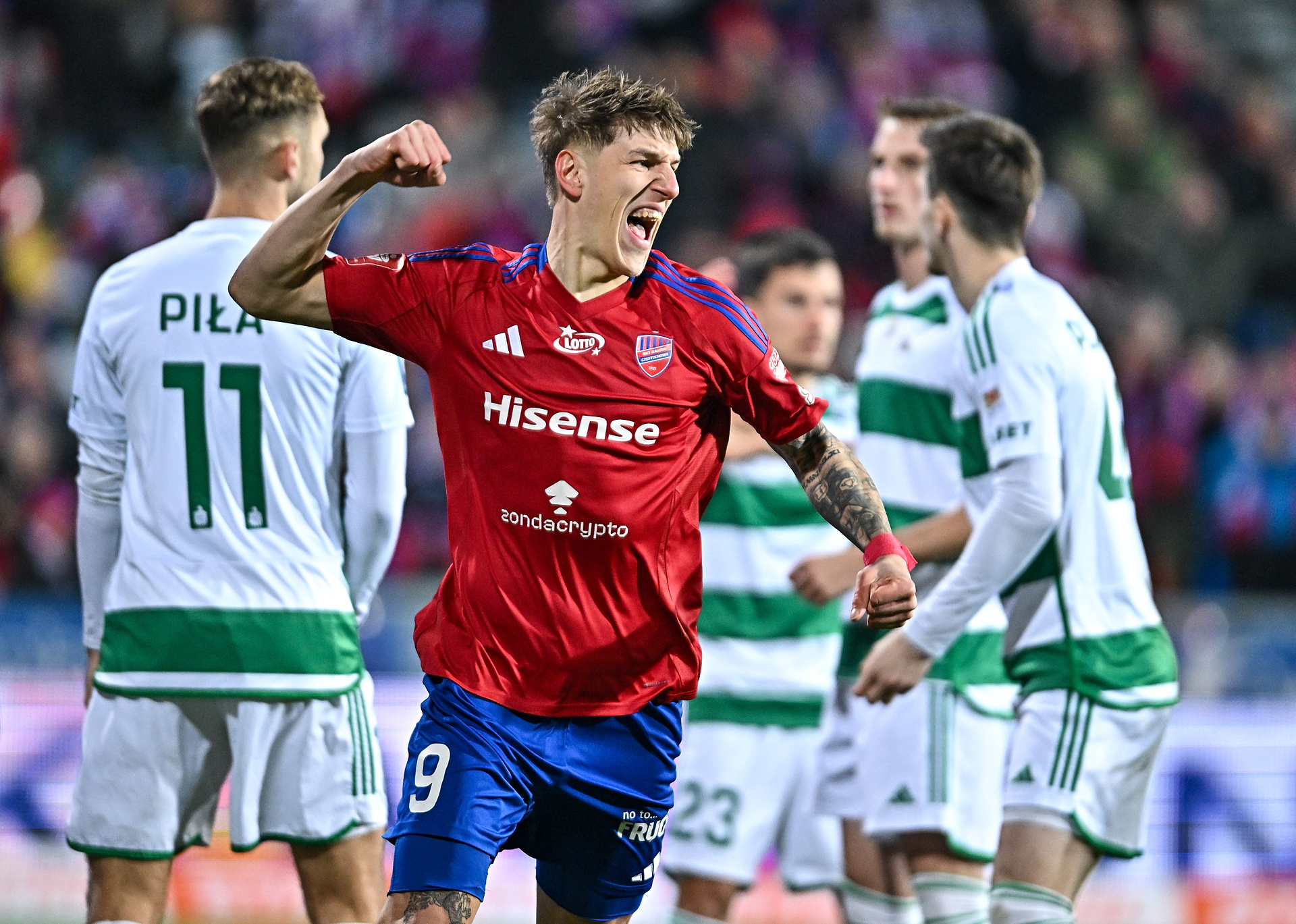 Lechia przegrała na własne życzenie! Emocjonujące starcie z Rakowem [WIDEO]