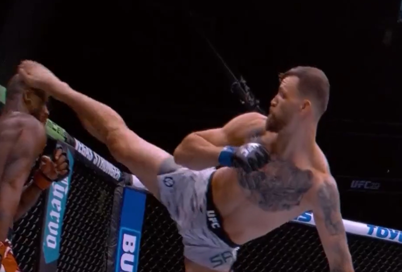 Co za nokaut na UFC! Jednym ciosem wkręcił go w matę [WIDEO]