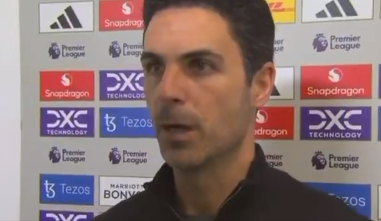 Arteta uciekł sprzed kamery. Zagotował się po pytaniach od dziennikarza [WIDEO]