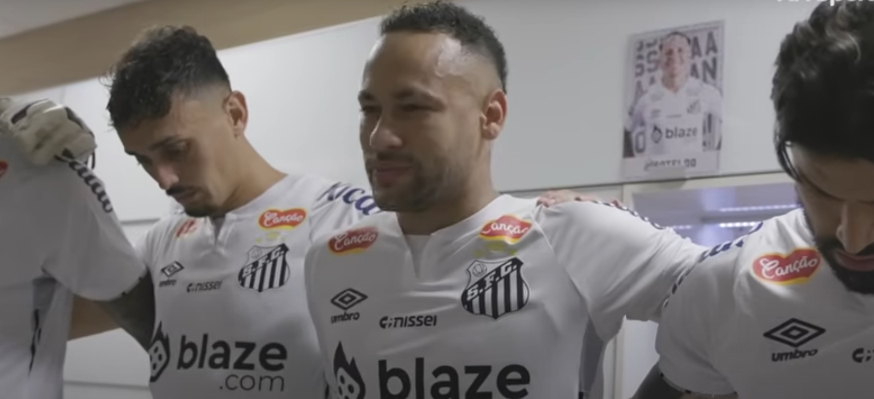 Łzy Neymara przed meczem Santosu. Poruszające przemówienie gwiazdora [WIDEO]