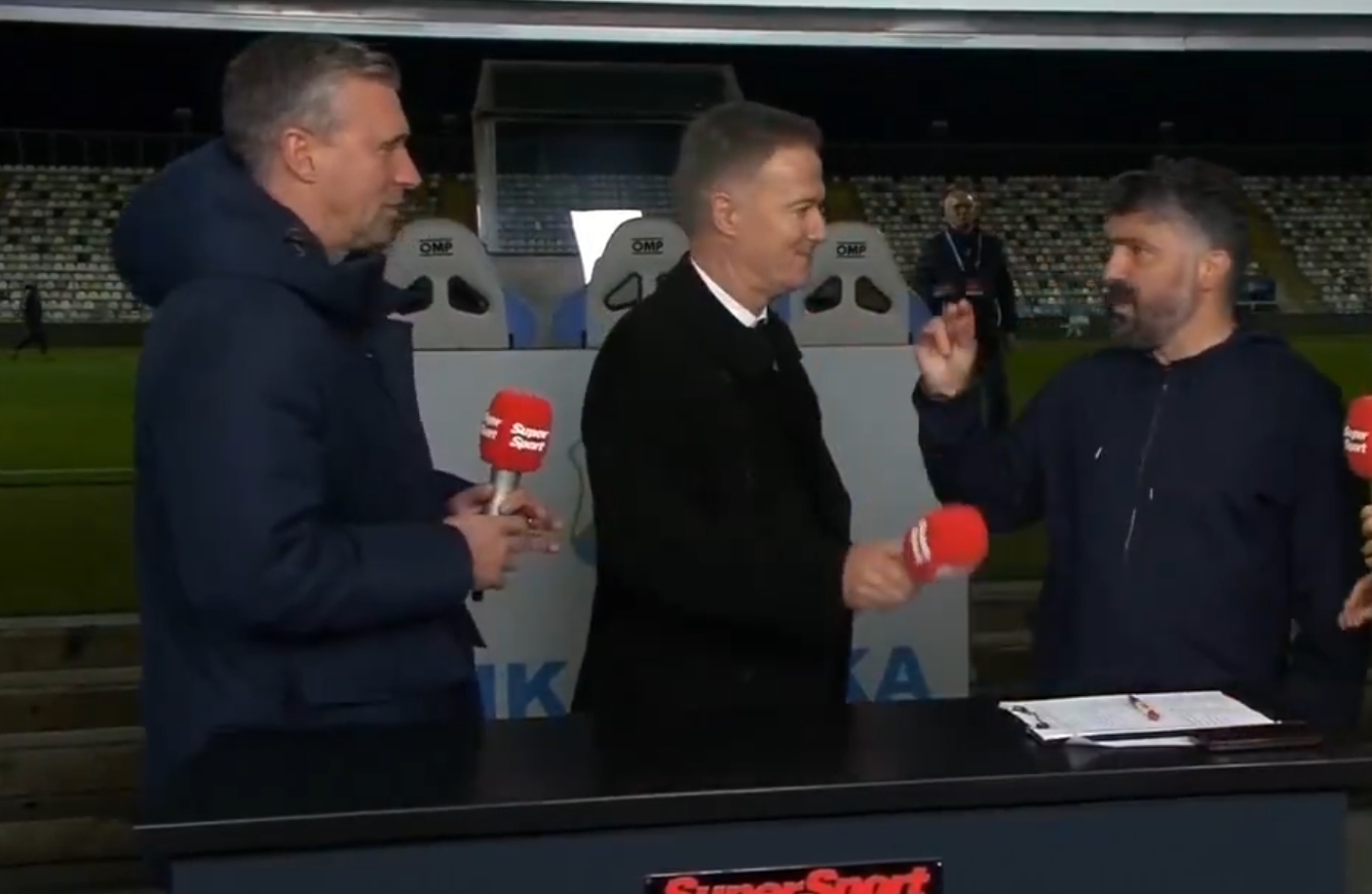Gattuso spiął się z ekspertem. Wymowna reakcja legendy [WIDEO]