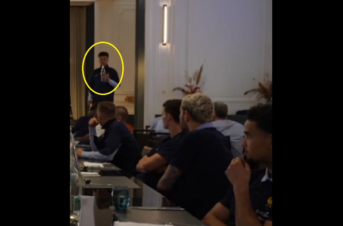 Gwiazda PSG weszła na krzesło i się zaczęło. Sceny na zgrupowaniu Francji [WIDEO]