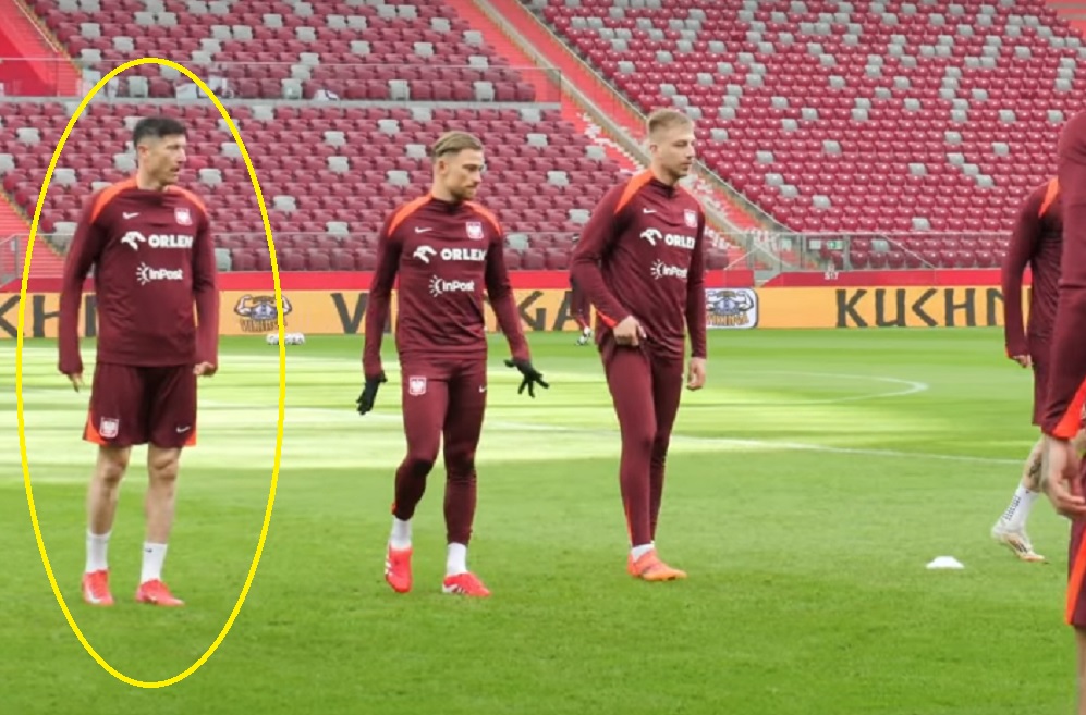 Nowe wieści ws. Lewandowskiego. Prosto z treningu kadry [WIDEO]