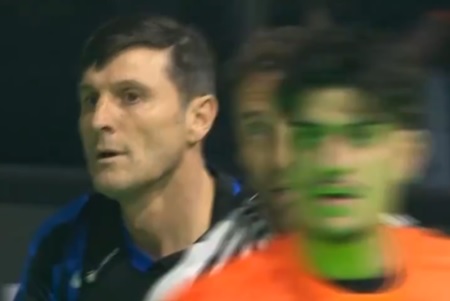 Zanetti wciąż to ma! Kosmiczna interwencja w wieku 51 lat. "Ściana" [WIDEO]