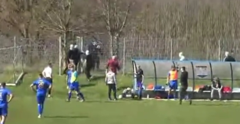 Skandal w okręgówce. Doszło do rękoczynów [WIDEO]