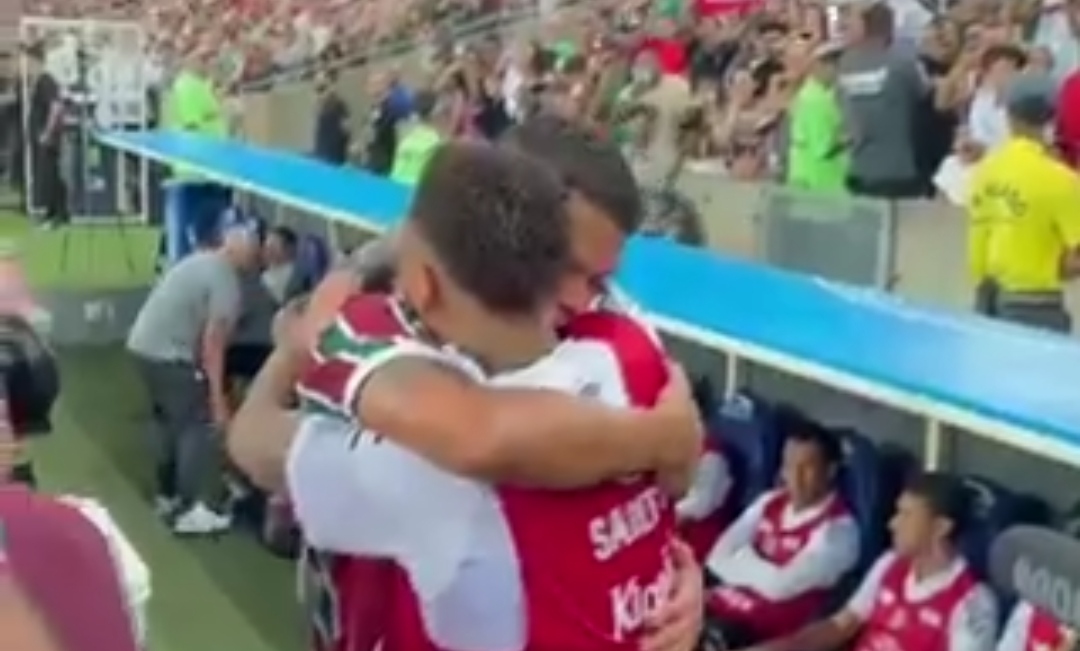 Piękne ujęcie. Ponowne spotkanie dwóch legend [WIDEO]