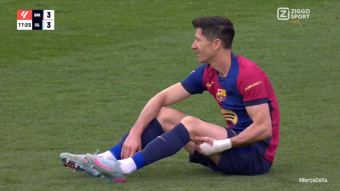 Uraz Lewandowskiego! Alarm przed El Clasico [AKTUALIZACJA]