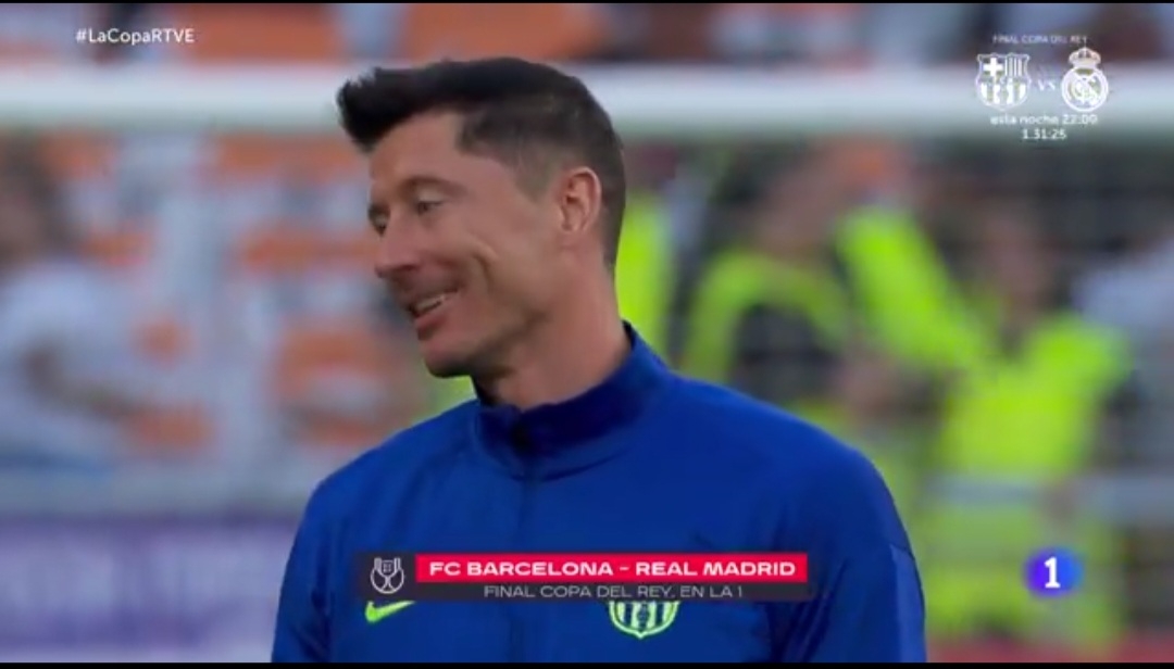 Lewandowski niczym trener Barcelony. Wyjątkowe sceny w finale Pucharu Króla