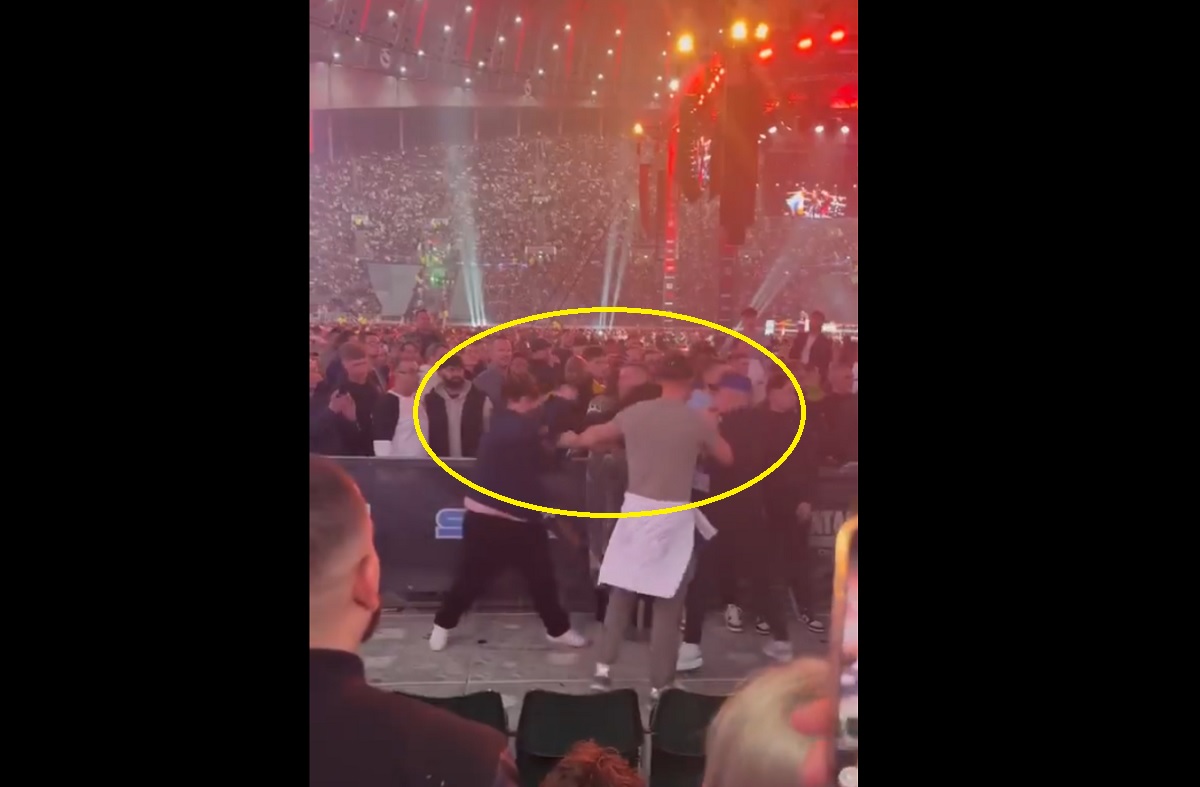 Walczyli w ringu, jak i poza nim. Skandal podczas gali na stadionie Tottenhamu [WIDEO]