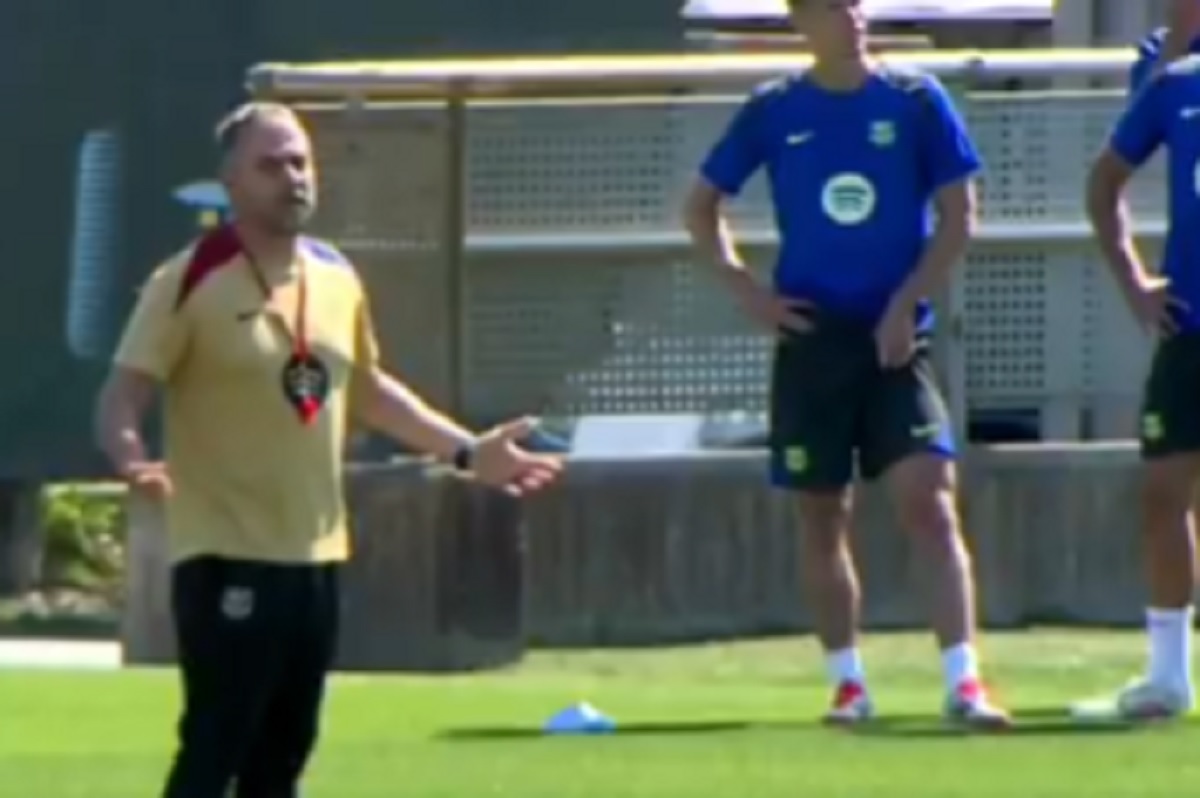 Flick nie krył irytacji na treningu Barcelony. Wiadomo dlaczego [WIDEO]