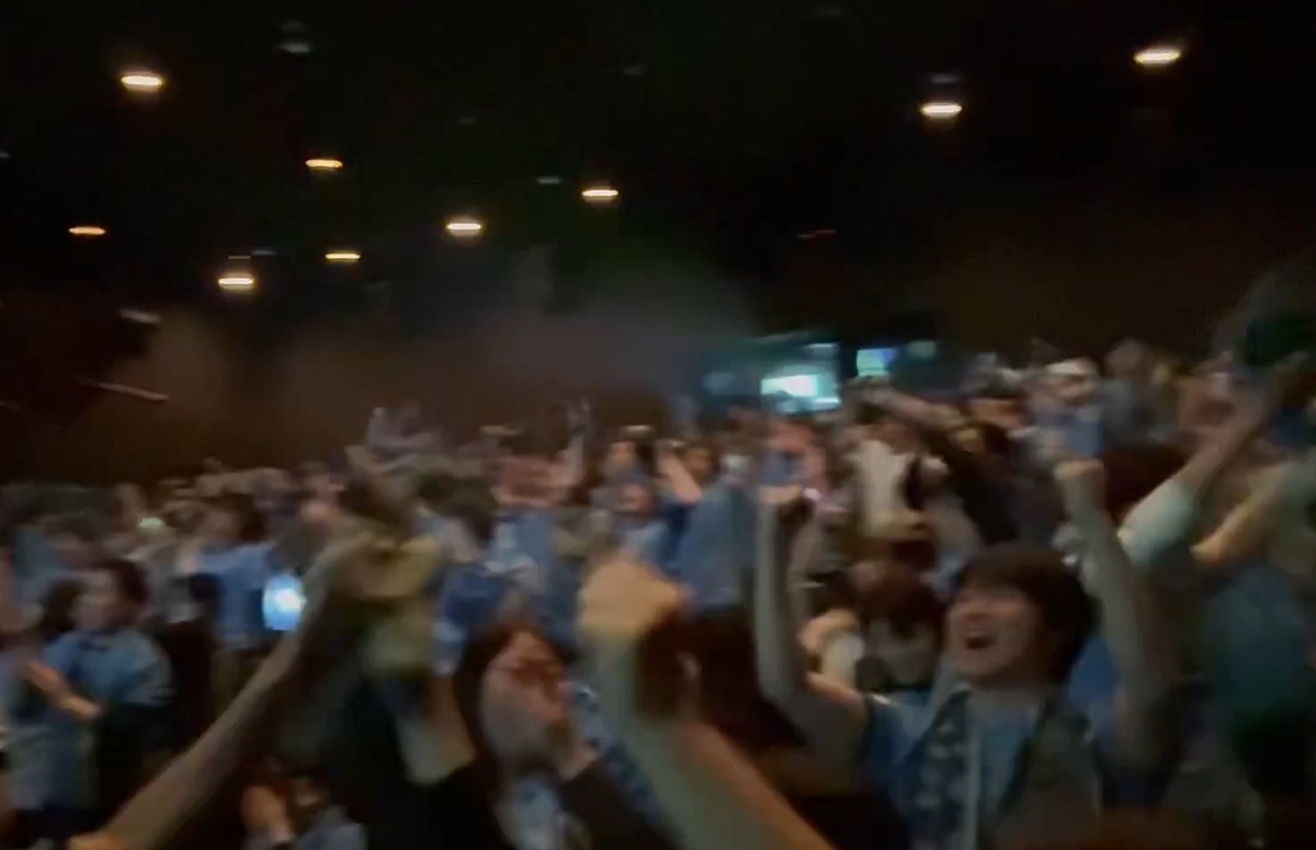 Piłkarskie święto po pokonaniu Ronaldo i spółki. Absolutne szaleństwo [WIDEO]