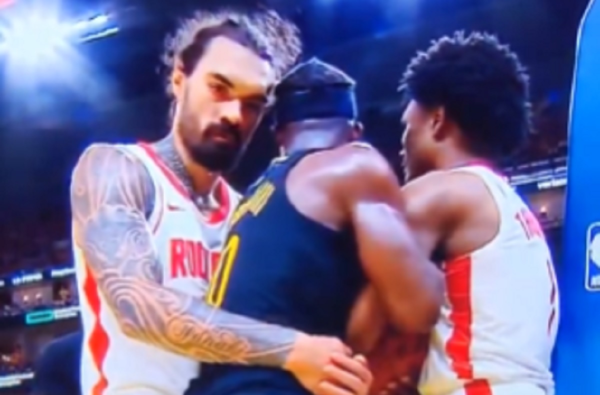 Koszykarskie jaja w NBA. Nagle zaczął przytulać rywala [WIDEO]