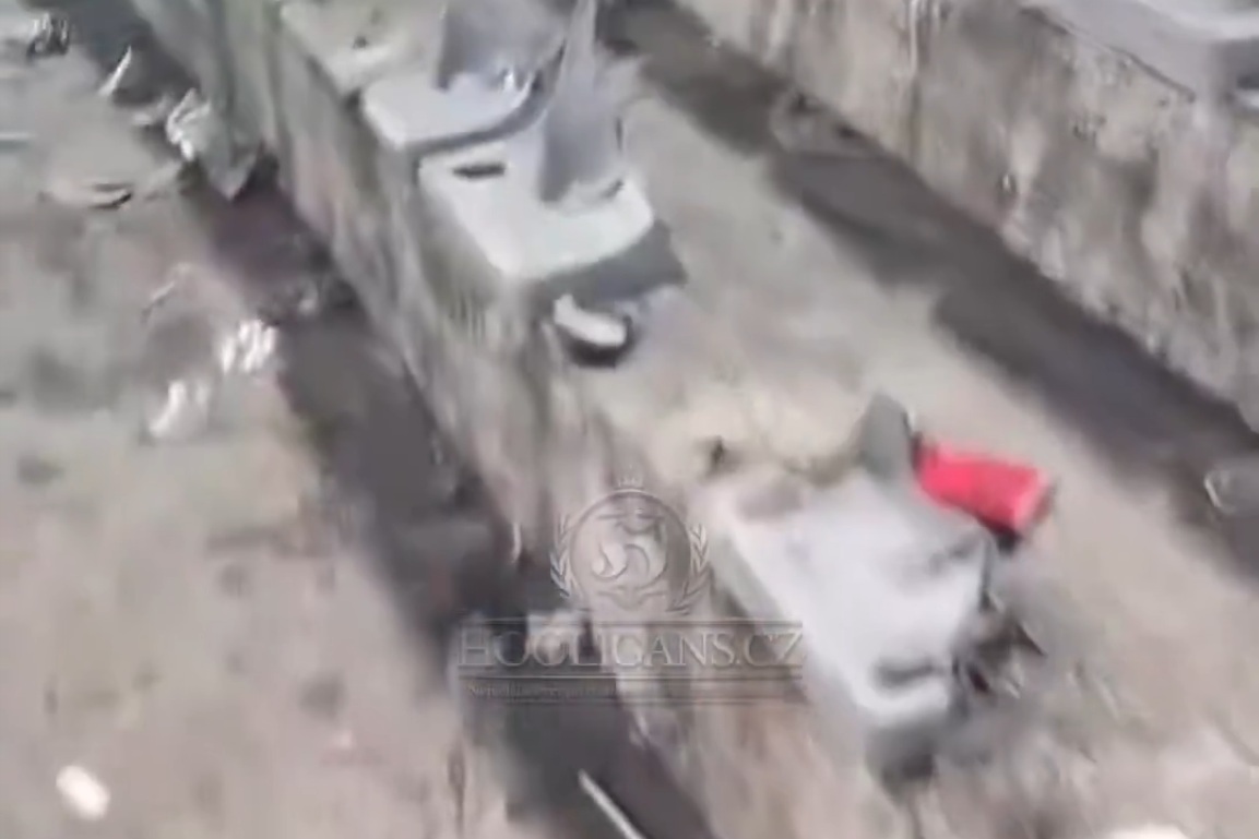 Ruiny i zgliszcza po meczu LK. Ujawniono nagrania [WIDEO]