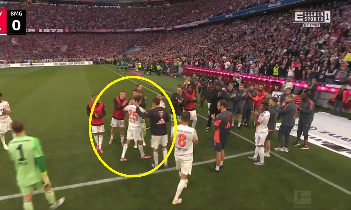 Łza zakręciła się w oku. Bayern wygrał dla Muellera [WIDEO]