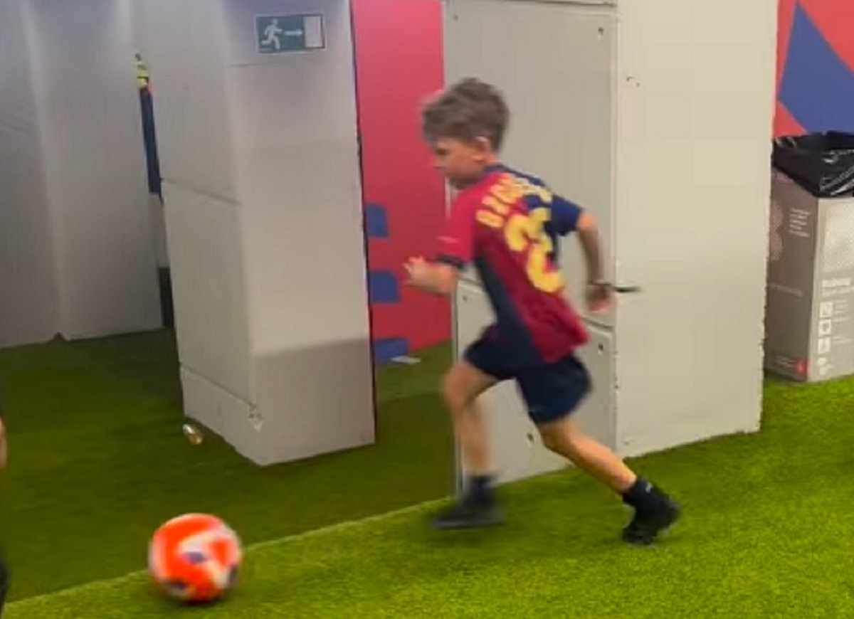 Syn Szczęsnego zagrał z legendą futbolu. "Był moim największym idolem" [WIDEO]