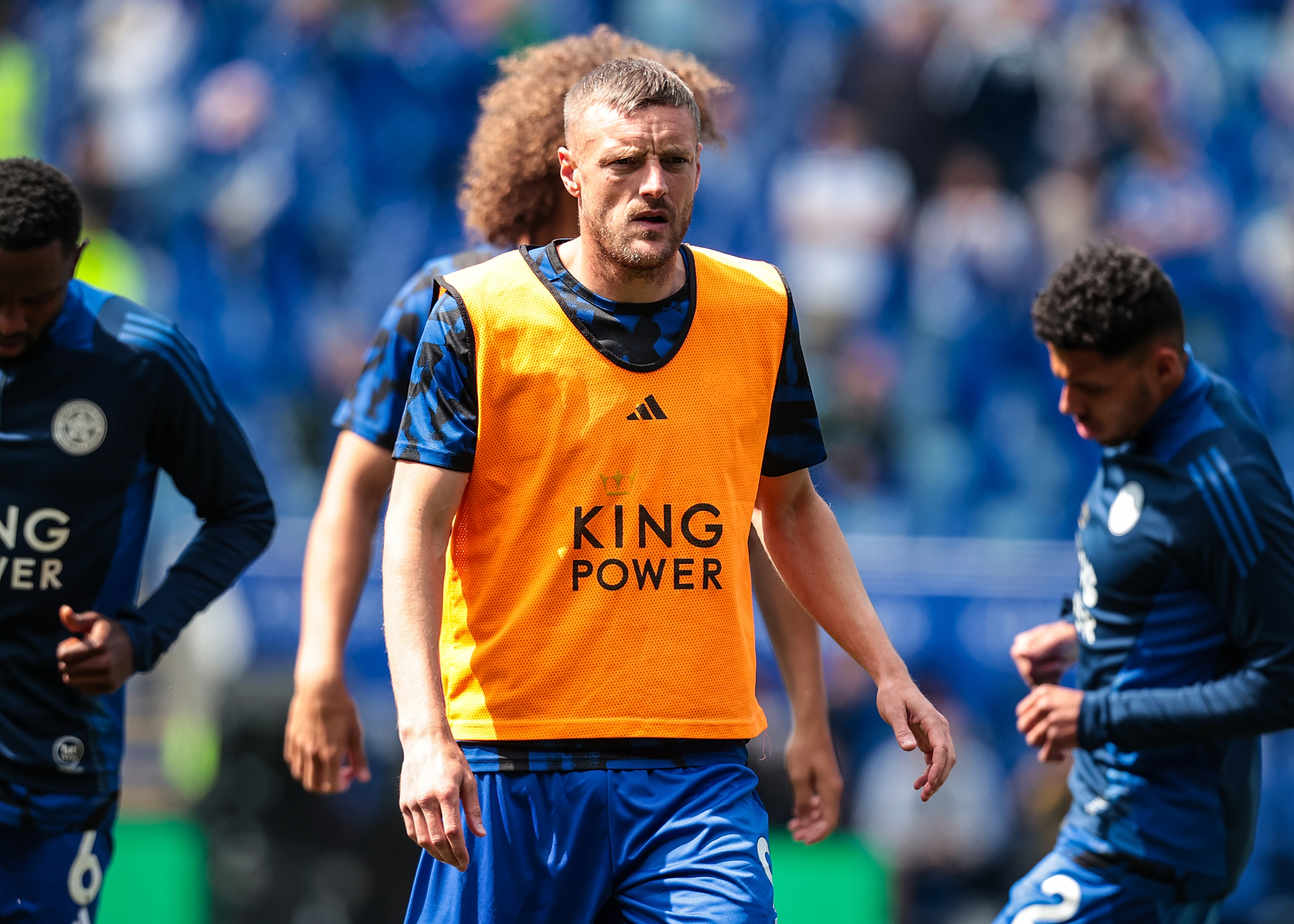 Vardy wyprowadził się z Leicester City. Jego mina mówi wszystko [ZDJĘCIE]