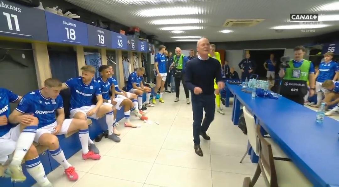 Frederiksen przyłapany w szatni. Co za słowa po sukcesie [WIDEO]
