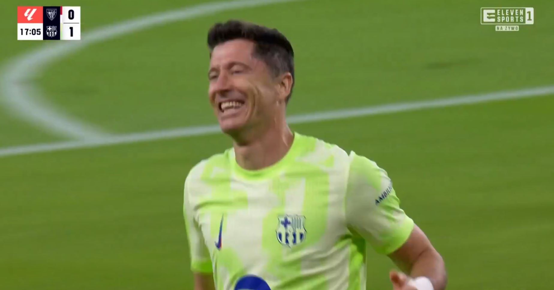 Triumf Barcelony na koniec sezonu. Lewandowski bohaterem [WIDEO]