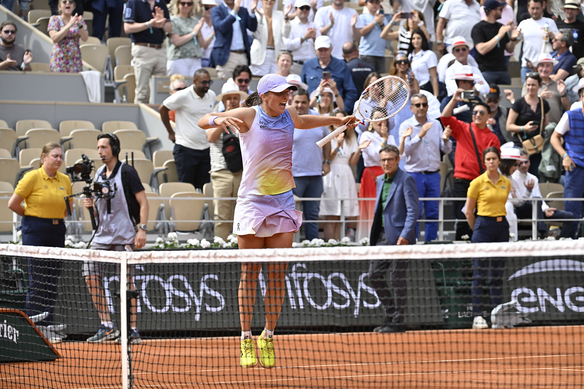 Tak, tak, tak! Iga Świątek w półfinale Roland Garros [WIDEO]