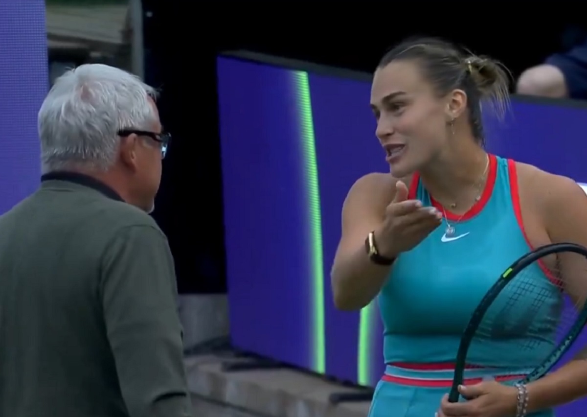 Sabalenka wyśmiała organizatora. Jej mecz został przerwany [WIDEO]