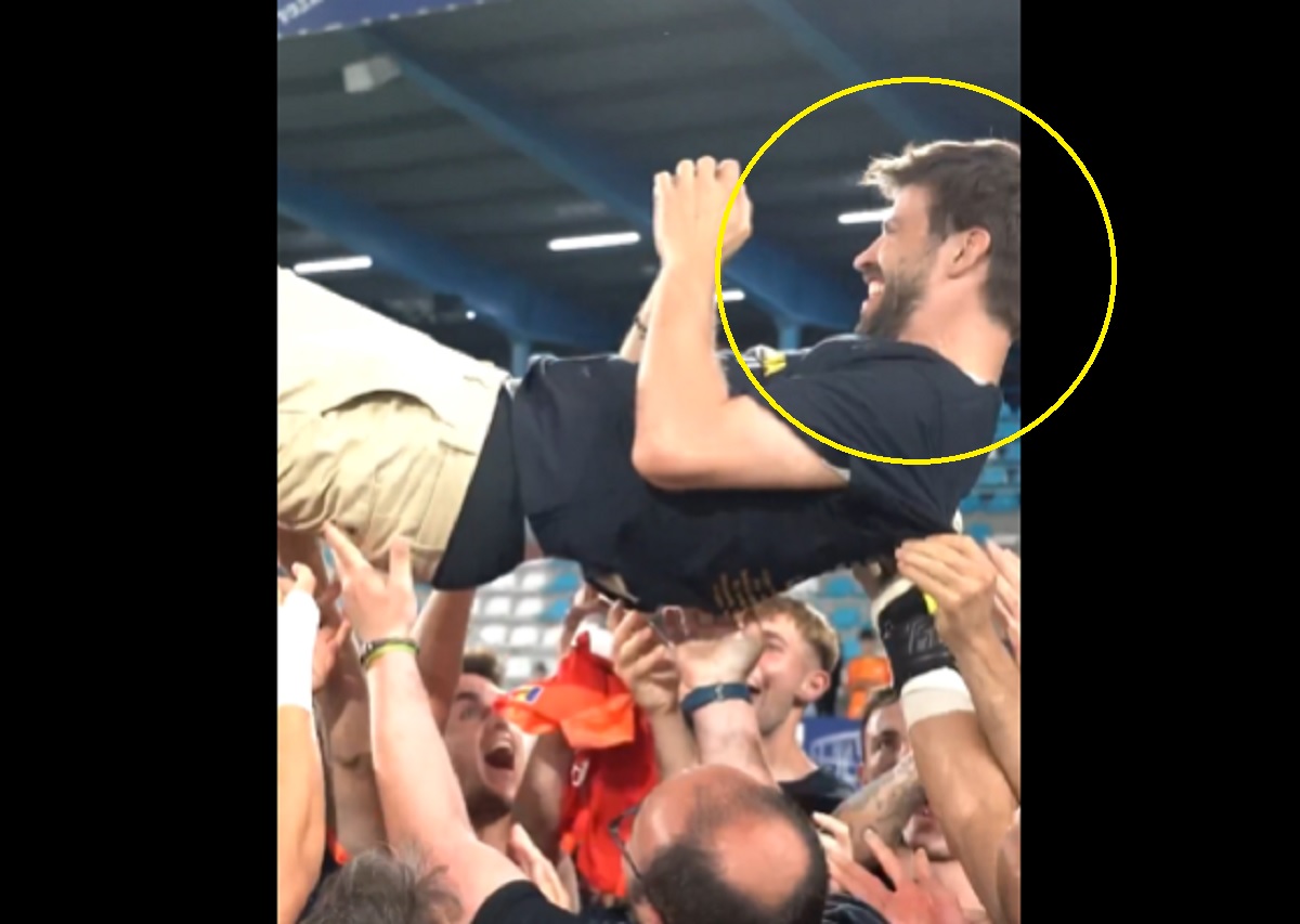 Pique miał powody do szczęścia. Tak świętował [WIDEO]