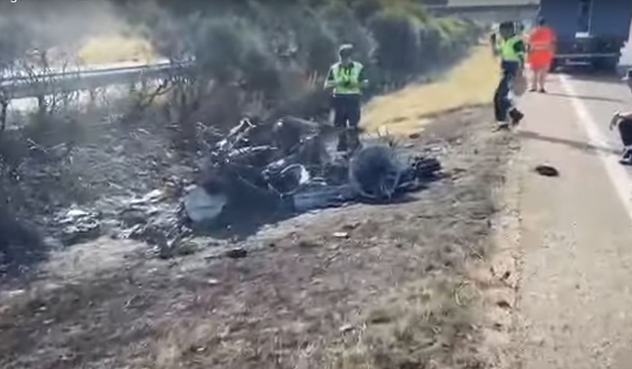 Tak wygląda auto po wypadku Joty. Przerażający widok [WIDEO]