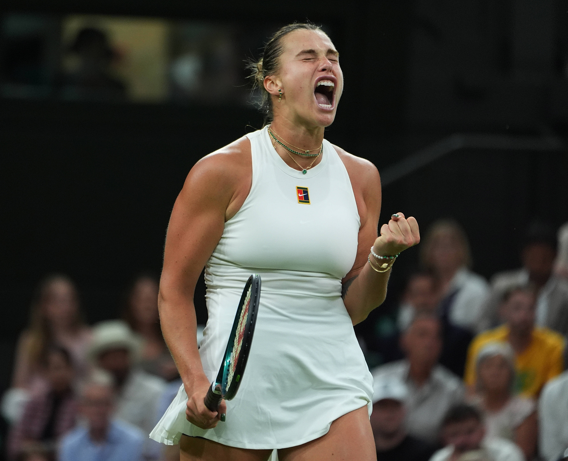 Sabalenka pokazała moc na Wimbledonie. Jasny przekaz dla rywalek [WIDEO]
